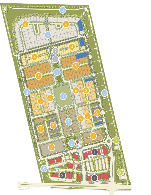 The Cannery’s community map.