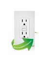 GFCI receptacles are required by UL to offer more complete protection.