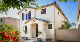 Many young buyers are saddled with debt and not able to buy even an entry-level home, such as this one from Woodside Homes, which is geared to first-time buyers.