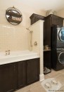 A laundry room makes a great place for a pet station.