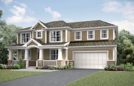 One of the exterior designs available for the Lexington Towne community by Lexington Homes.
