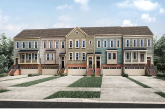 Drees town homes in the D.C. area.