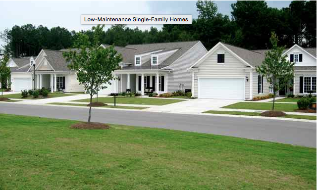 Del Webb homes in a nearby community.