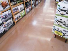 Integral color adds life to what would otherwise be a plain, gray concrete floor.