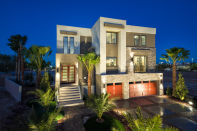 The exterior at American West Development's Madison model home.