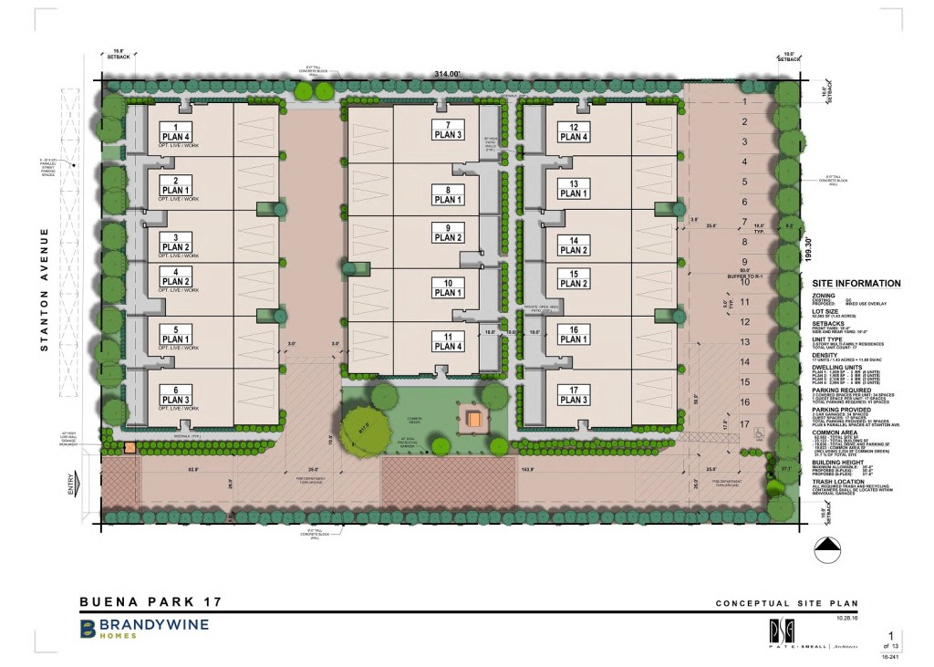 Brandywine Corsica Site Plan