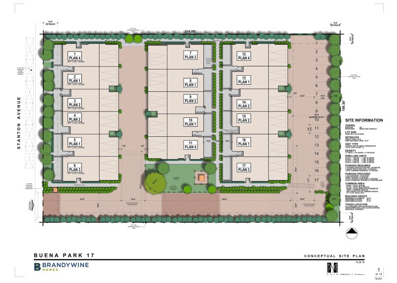 Brandywine Corsica Site Plan