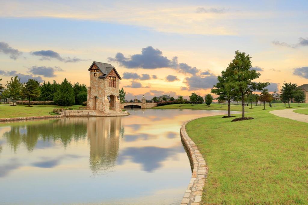 The entrance of Downshire in Forney, Texas.