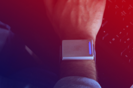 The Embr Wave Thermal Bracelet.