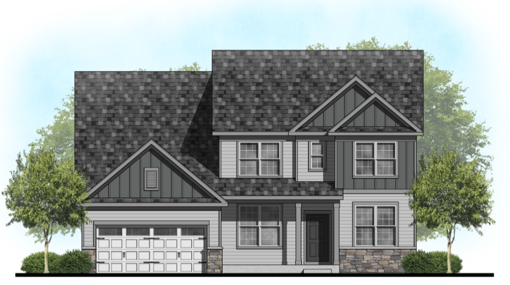 The builder's new Godwin farmhouse-style model