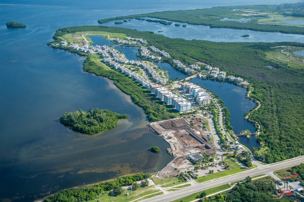 Construction is progressing on the marina at One Particular Harbour Margaritaville on Harbour Isle across from Anna Maria Island. Completion is projected for spring 2018. (Courtesy One Particular Harbour Margaritaville)