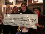 The final tally of donations from the 2017 Penguin Plunge was announced at an “After the Plunge” party Feb. 1, when a check for $161,189.35 was presented to Make-A-Wish Illinois.
