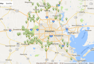 Map of Houston Masterplanned Communities, Courtesy of Houston Area Realtors