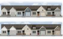 McEver Mill, an active-adult community in Hall County, Ga. will feature attached ranch townhouses.
