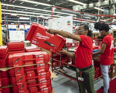 Manufacturing operations at Milwaukee Tool.
