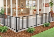 The S100 Steel Railing set by Fairway Architectural Railing Solutions.