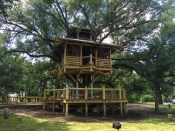 The park’s featured two-story treehouse, designed by Houston architect Richard Cate of MCCM Architects, received the 2017 Texas Nursery & Landscape Association (TNLA) Gold Award for its unique integration with the park landscape.