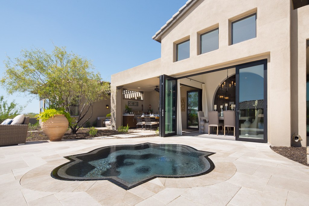 The Series 7950 Aluminum Bi-Fold Door by Western Window Systems.