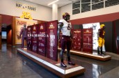 The Minnesota Football Hall of Fame pays homage to the program’s rich history with talker
panels that highlight national championships, bowl games, and legendary Golden Gophers.