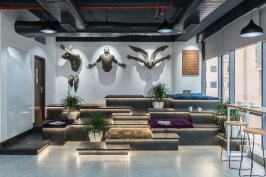 The sculptures are based on the theme of 'Resurgam'- a Latin phrase that translates to “I shall rise again”, which defines the whole existence of every living being. If it were not for our struggles and the will to thrive, survive and make it forth, we wouldn't exist. After every time that life puts us down or obstacles weigh over us, we decide to rise above them. They teach us to accept life as it comes, celebrate it with its all ups and downs and become stronger in the process while discovering 'ourselves'. The text also appears on the corten steel board next to the sculptures.