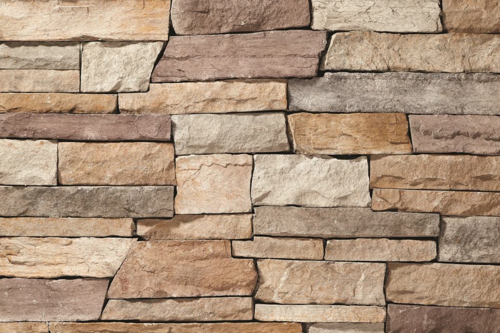 Environmental StoneWorks Non-grouted stacked stone products like Environmental StoneWorks’ Mountain Ledge account for 50 percent of the firm’s national sales. The company offers a turnkey approach to stone veneers, employing trained project managers throughout 15 installation hubs who complete installations on site. Regional product lines reflect authentic colors and designs, with custom veneers also available.  