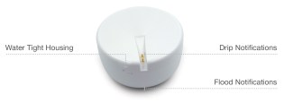 The 2GIG Water Leak Detector.