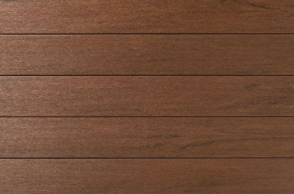 AZEK Porch in mahogany, one of four new colors in the Vintage collection.
