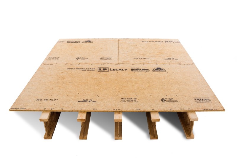 Fasten panels 0.375-inches from panel edges; space nails according to the manufacturer’s Fastening Schedule.