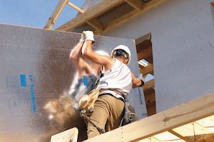 Using the ERI performance path, a builder could use slightly less energy-efficient windows as long as improvements are made elsewhere, e.g., with a high-performance attic. That’s exactly what some builders are now doing by installing LP TechShield Radiant Barrier Sheathing above the attic.