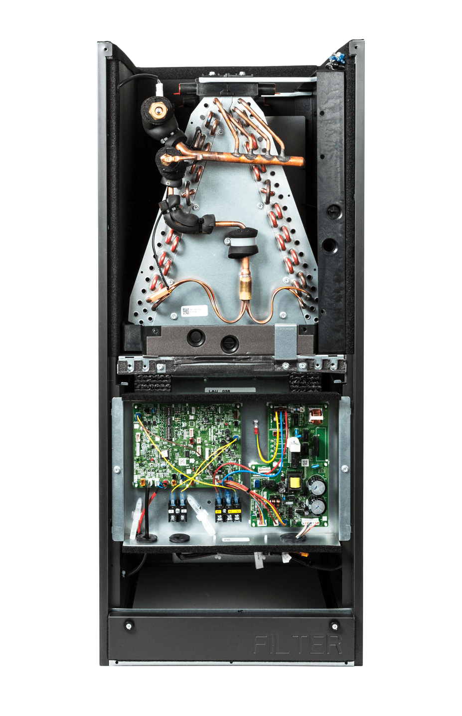 The interior of the SVZ 1:1 Ducted Air Handler.