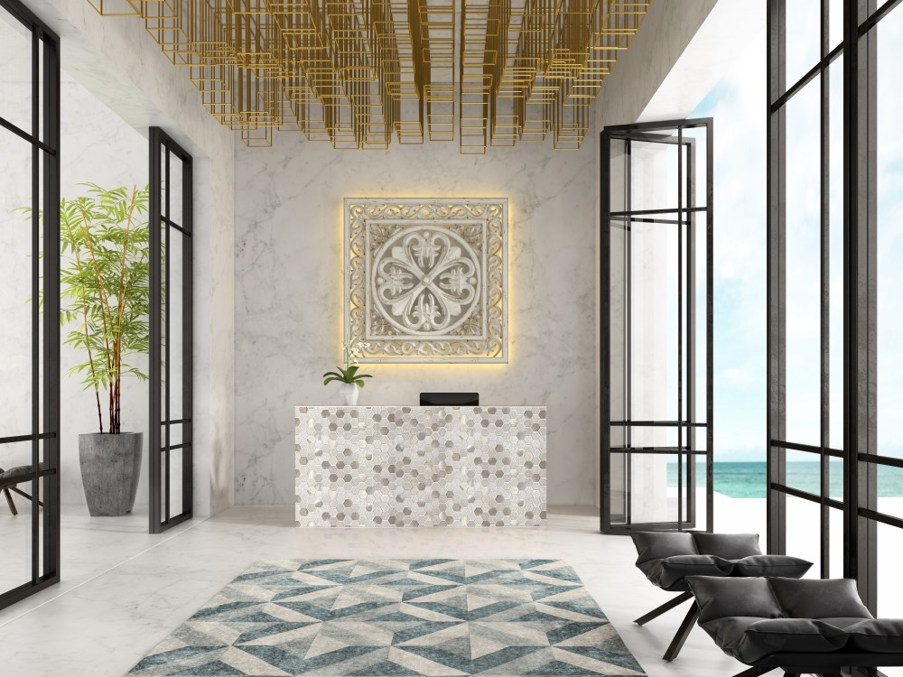 The Joy color variation from Emser Tile’s Glitz Collection.