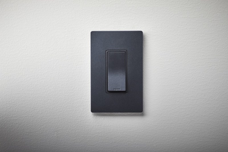 The radiant Collection’s new graphite wall plate finish.