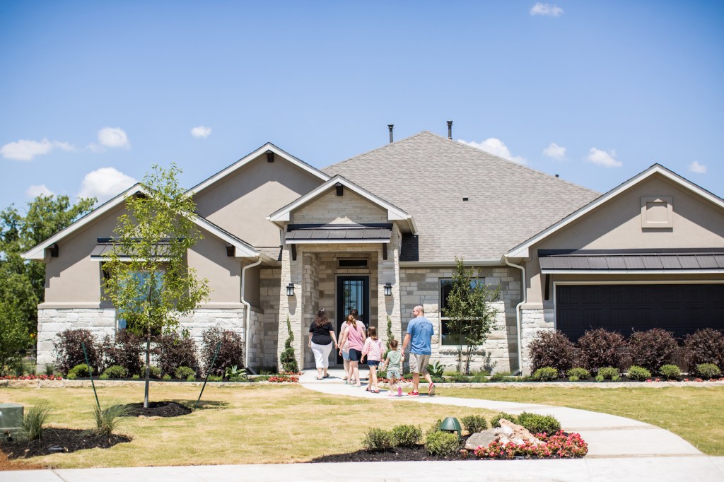 A Scott Felder Homes model at Santa Rita Ranch.