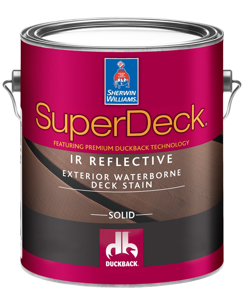 Sherwin-Williams SuperDeck Solid Stain.