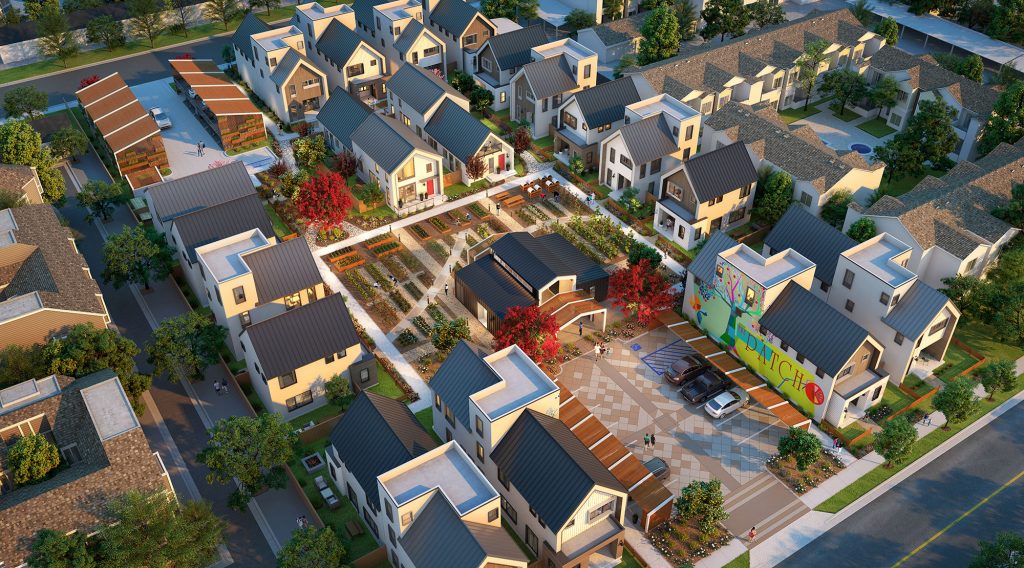 KTGY’s R+D Agrihood, The Patch, served as a source of inspiration at the design charrette for the KB Home ProjeKt.