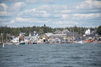 The Village of Port Clyde, Maine is a working harbor but also contains summer homes. Photo: W. Gloede
