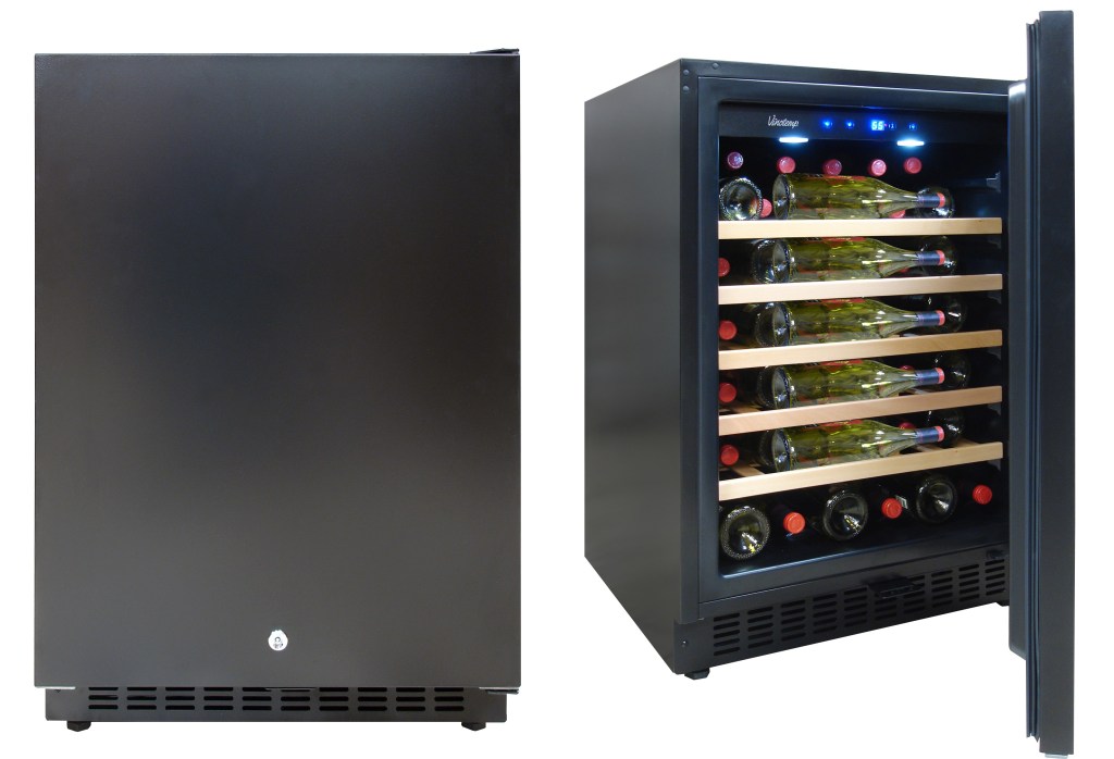 The Vinotemp 41-Bottle Outdoor Wine Cooler.