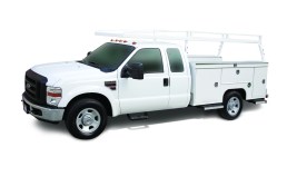 The CARR Work Truck Step, shown here on the exterior toolbox.