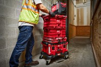 The PACKOUT Crate is the latest addition to Milwaukee Tool’s PACKOUT tool storage and transportation system.
