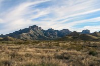 Gorgeous dry landscape in South Texas in Autumn