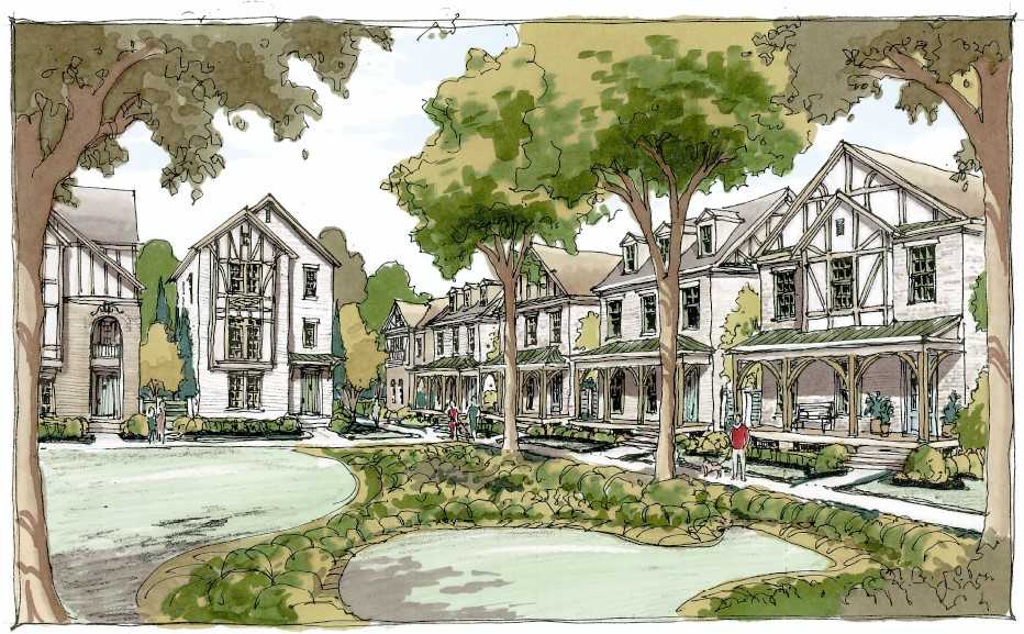 A rendering of Providence Group's East of Main in Alpharetta.