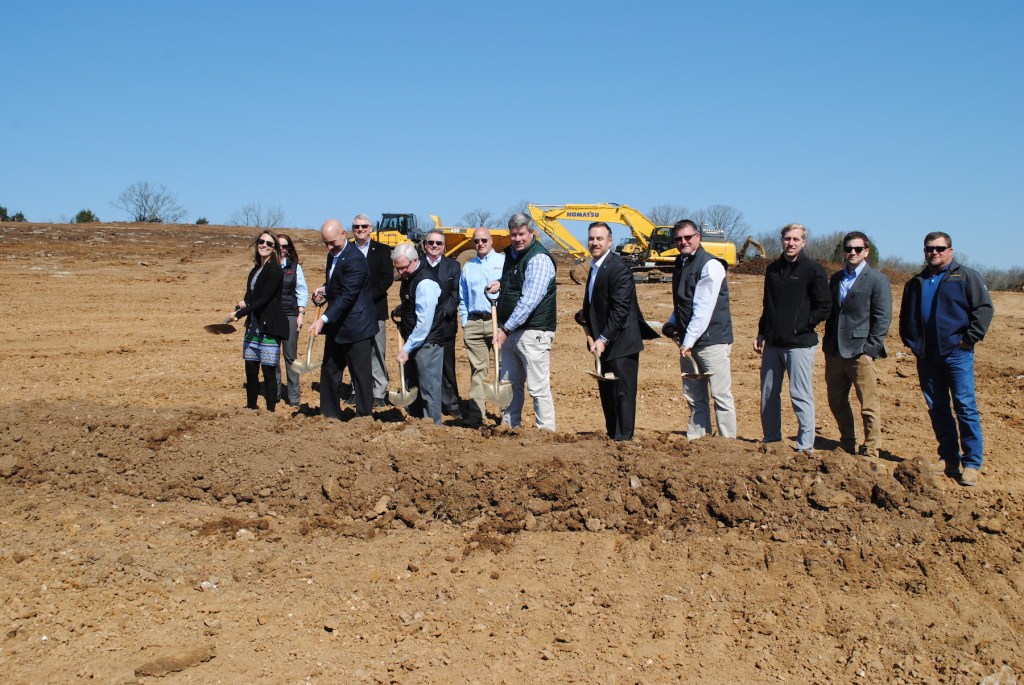 Groundbreaking at Burkitt Ridge.