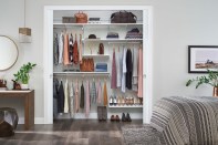 The ShelfTrack EVO system by ClosetMaid.