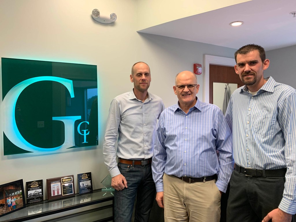 L to R: Dave, Fenton and Joe Groen. Courtesy: Groen Construction
