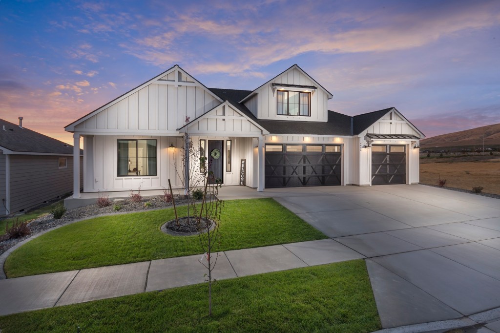 This 3,069-square-foot home in Richland, Wash., built by New Tradition Homes, has a HERS score of 52. Each of the roughly 250 homes per year constructed by the builder include the same energy-efficient, high-performance features as this model.
