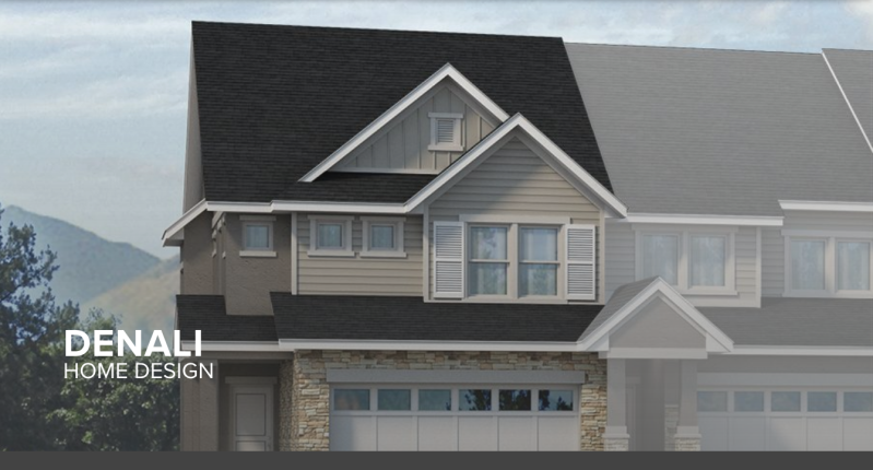 The Denali townhome at Harvest Park.