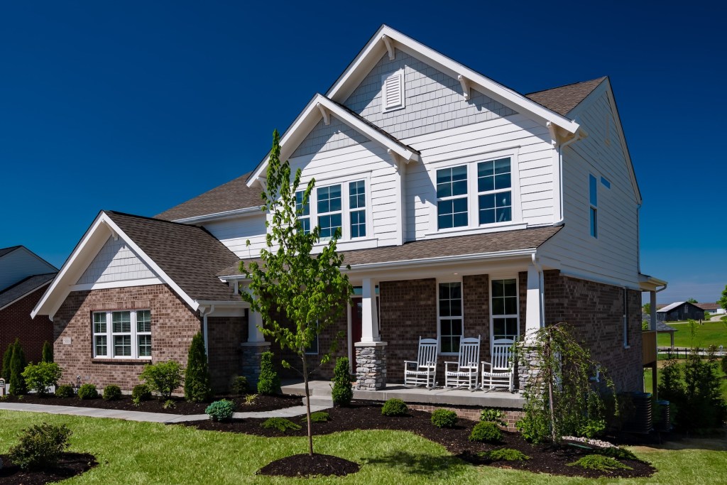 Fischer Homes  5-level Avery Western Craftsman model.