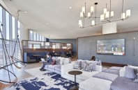 The amenity spaces at 727 West Madison in Chicago are designed to incorporate "vignette" spaces, where residents can work around others but maintain personal space.