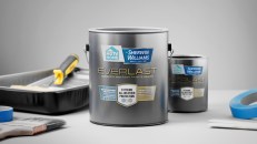 The improved Everlast Exterior Paint & Primer by HGTV Home by Sherwin-Williams.