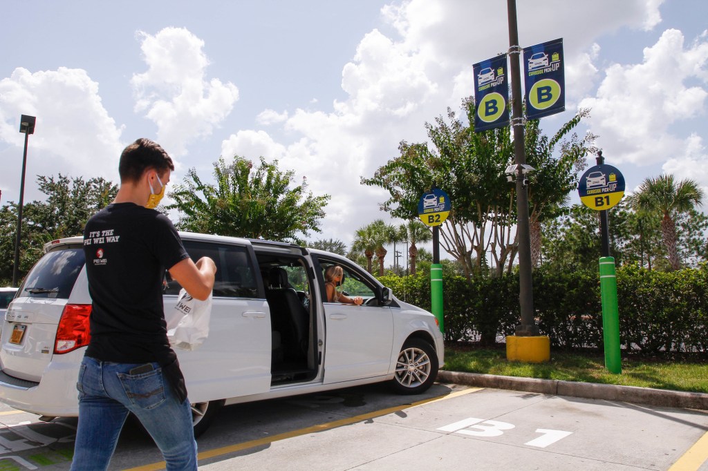 Kimco is working to keep the small operators at its mixed-use developments open, even expanding sidewalks and parking space for local restaurants, like in its like Mission Bell development in Tampa, Florida.